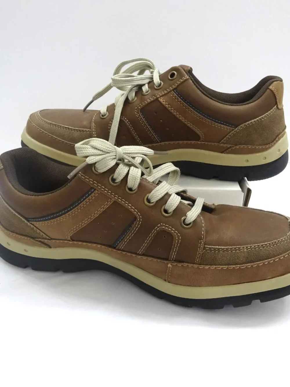 Deer Stags Shae Brown Casual Comfort Shoes - Men's Size 8W